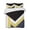 Yellow, variant on Quilts King Size Bedding Set, Grey Black Geometric Lightweight Quilted Comforter, Modern Abstract Lines Color Blocks Soft Reversible Bedspread Coverlet with Pillow Covers for All Season, 96" x 106"