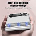 thumbnail image 2 of For Samsung Galaxy Z Flip 4 Mobile Phone Case Magnetic Hinge Folding Screen Phone Protective Cover, 2 of 2