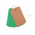 thumbnail image 3 of 4PCS Keychain Mini Portable Notebook Creative Loose-leaf Memo Pads School Office Supply Student Stationery, 3 of 8