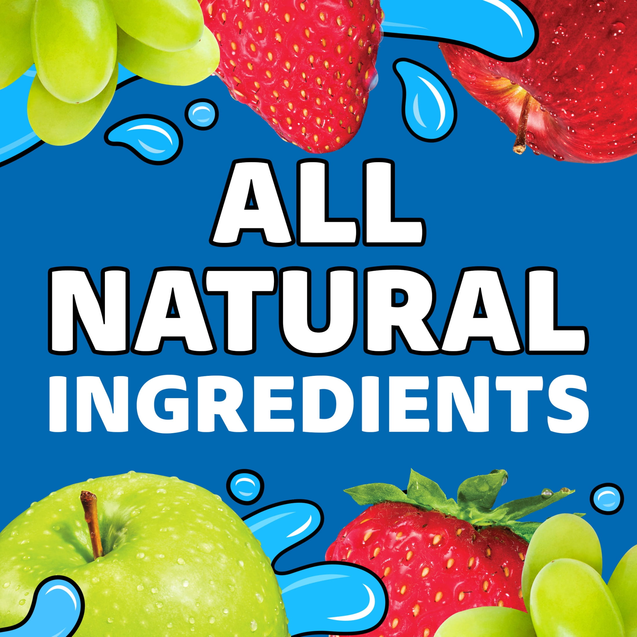 (4 pack) Capri Sun 100% Juice Berry Juice Box Pouches, 10 Ct Box, 6 fl oz Pouches, Liquids