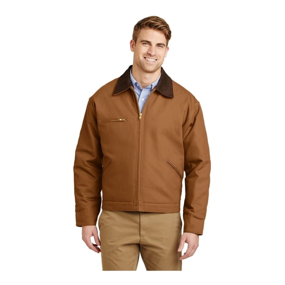 CornerStone Unisex Duck Cloth Work Jacket | Zip Up Outerwear for Men & Women, Durable Construction, Multiple Pockets