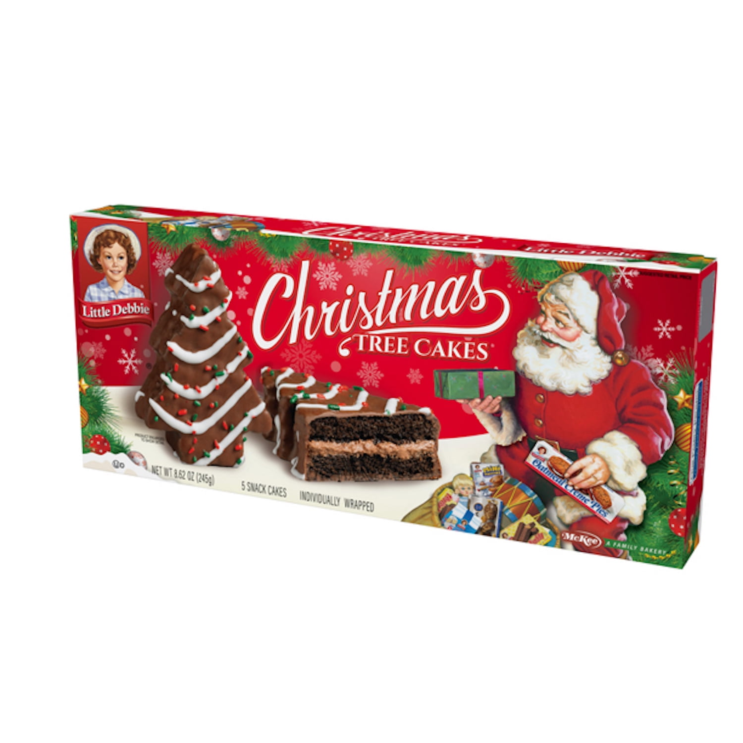Buy Little Debbie Chocolate Christmas Tree Cakes, Individually Wrapped, 5 Count, 3 Boxes Online