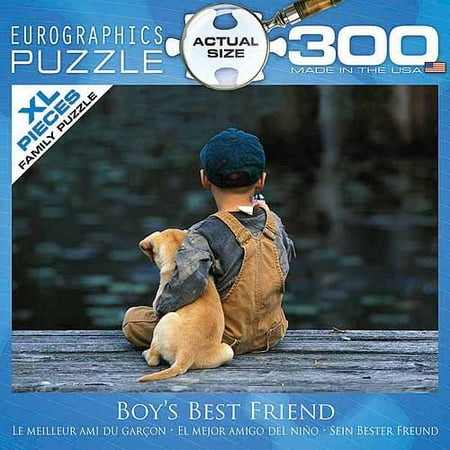 EuroGraphics Boy’s Best Friend 300-Piece Puzzle, Small (Best Friend Puzzle Piece Tattoo)