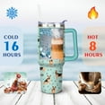 thumbnail image 4 of Gift for Dog Lovers Cute Dog Tumbler for Women - 40oz Dog Tumblers with Handle Straw and Lid Tumbler Cup Travel Coffee Mug, 4 of 7