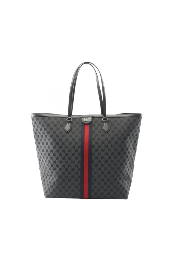 Pre-Owned Balenciaga x Gucci The Hacker Project Large Tote Bag, Canvas and Leather,... (Good)