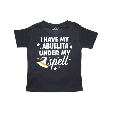 

Inktastic I Have My Abuelita Under My Spell with Cute Witch Hate Gift Toddler Boy or Toddler Girl T-Shirt