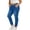 Blue, variant on Vivianyo HD Plus Size Women's Crossover Waist Denim Pants, Cropped Pull‑On Jeans for Women, Comfort Denim for Errands and Meet‑Ups, Sizes XL-3XL