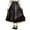 A-Black55, variant on Women's Maxi Skirt Elastic Waist Ruffled Lace-Trimmed Skirts Feminine Gothic Tea Party Skirts