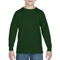 thumbnail image 2 of Gildan Yth HvyCtn L/S T Forest, 2 of 2