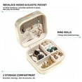 thumbnail image 2 of Sea Mew Portable Square Jewelry Box Earrings Necklaces Bracelets Organizer for Girls and Women, 2 of 6