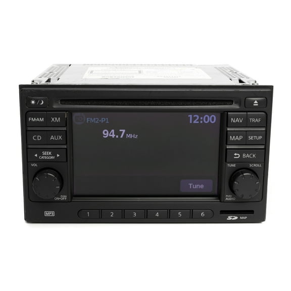 Restored 2013-2015 Nissan Rogue AM FM Receiver Radio 6 Disc w Navigation 259151VK0E (Refurbished)