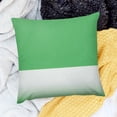 thumbnail image 2 of BANET  Throw Pillow Covers Gradient Color Green to Greyish White Short Plush Pillowcase Home Decor Cushion Case for Couch Sofa Bed Super Soft &amp; Comfortable 12x12in, 2 of 5