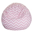 thumbnail image 2 of Majestic Home Goods Chevron Cotton Large Classic Bean Bag Chair, Multiple Colors, 2 of 5