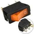thumbnail image 2 of BTOER 1 Piece Rocker Switch 3 Pin Snap-in On/Off Mini Rocker Switch Push Button Switch For Battery Cars Motorcycles, 2 of 9