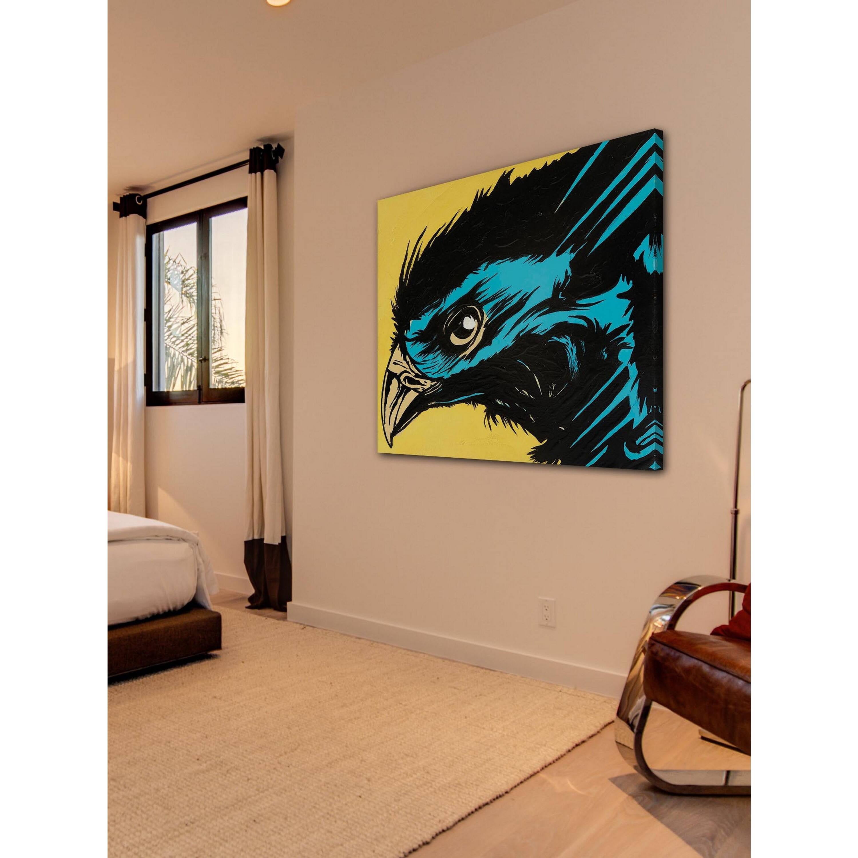 Marmont Hill "Raven 1" Print on Canvas