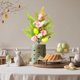thumbnail image 5 of Adornos florales de Pascua con huevos y flores artificiales | Tallos decorativos para coronas, centros de mesa y decoración primaveral del hogar., 5 of 6