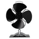 thumbnail image 2 of Ventilador De Calor, Ventilador De Estufa, Protector De Seguridad De Metal Dual A Prueba De Herrumbre, aleación De Aluminio Anodizado Para Interiores, 2 of 7