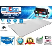 NEW Industrial warehouse 48" x 96" (4'x8') Floor scale / with 2500 x .5 lb
