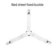 thumbnail image 2 of Four white adjustable triangle sheet fasteners, 2 of 8