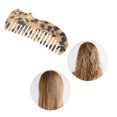 thumbnail image 5 of Unique Bargains 1 Pc Cute Cat Marble Hair Comb Light Brown Acetate Sheet, 5 of 5