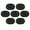 7 Pcs, variant on PIT66 Trunk Floor Pan Drain Plug Plate Set Black Fit for 1967-1977 A-Body, Chevelle, GTO, 442, GS/Fit All GM Big Car & All GM from 1967-1977