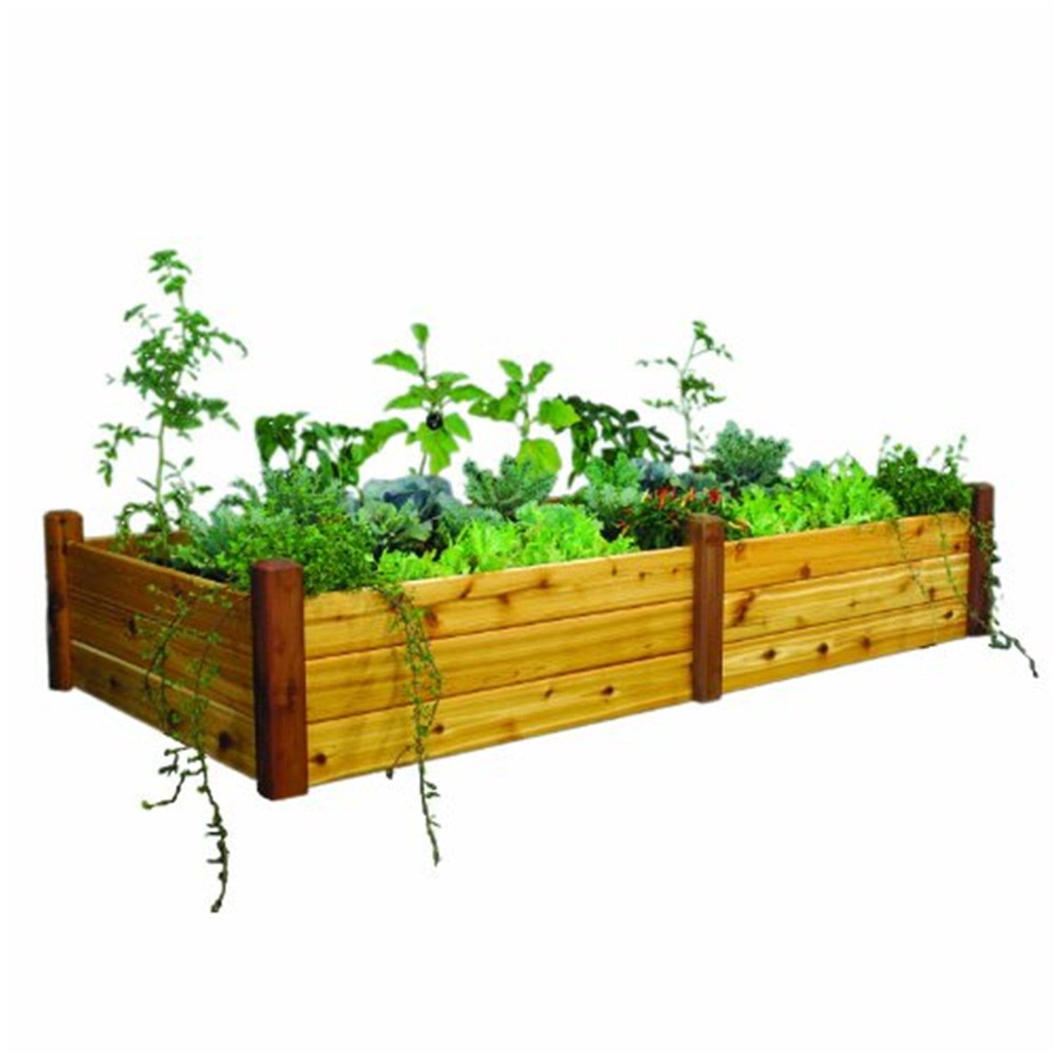 Gronomics Cedar Three Tier Raised Garden Bed