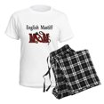 thumbnail image 4 of CafePress - English Mastiff Mom Women's Light Pajamas - Women's Short Sleeve Print T-Shirt and Pants Light Cotton Pajama Set, 4 of 7