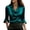 Green, variant on ZQGJB Womens Elegant Cowl Neck Satin Blouse Ruffled 3/4 Length Sleeve Collared T-Shirts Tops Dressy Business Casual Office Work Silk Shirt Fall Spring Outfits Beige XXL