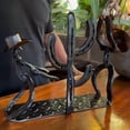 thumbnail image 1 of QTOCIO Western Cowboy And Cactus Wine Rack - Vintage Metal Wine Rack Decoration Tabletop Wine Display Rack Suitable For Kitchens And Bars, 1 of 3
