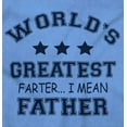 thumbnail image 2 of Worlds Greatest Farter Father Funny Men's Long Sleeve Tee T Shirt Brisco Brands 3X, 2 of 5