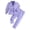 Purple, variant on Piomll Girls Matching Sets Autumn Bow Chiffon Sleeve Pants 2 Pcs Suit Casual Athletic Clothes