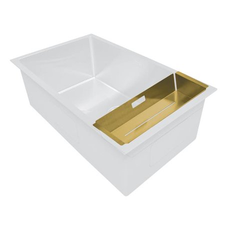 

Whitehaus Collection WHNPLCOL-B Noah Plus Stainless Steel Colander - Brass