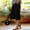 c01Black, variant on Women's Casual Summer Bermuda Shorts Side Split Button Solid Color Lightweight Knee Length Long Shorts with Pockets Black L