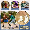 thumbnail image 3 of Lorrita 10 Pairs Kids Socks for Boys Funny Cartoon Athletic Boys Socks Colorful Pattern Print Boys Crew Socks 4-7 Years, 3 of 6