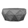 thumbnail image 3 of Ashton 34 inch Coffee Table with Diamond facet - Wooden Frame, Gray, 3 of 5