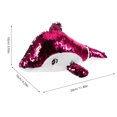 thumbnail image 2 of LITINKIMI Lot de 1 Dauphin en Peluche PP Coton et Paillettes pour Enfants Réconfortant, 2 of 6