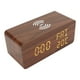 thumbnail image 4 of Reloj LED de carga digital, reloj despertador digital de madera Relojes eléctricos de madera Reloj LED de madera creado magistralmente Jadeshay A, 4 of 8