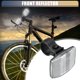 thumbnail image 4 of Reflectores de bicicleta Unique Bargains 2.17"x1.57" Reflector de advertencia de bicicleta Reflectores de seguridad Accesorios para bicicletas Plástico blanco, 4 of 6