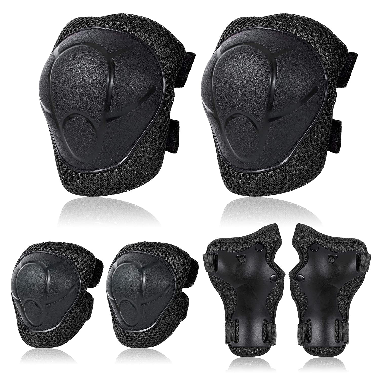 6/7PCS Kids Girls Boys Safety Protective Knee/Elbow/Wrist Guard Gear Pad Sets US
