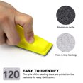 thumbnail image 3 of POLIWELL Micro Sander Kit 3.5” x 1” Mini Detail Handle Sanding Tool for Small Projects + Wet Dry Sandpaper 80-600 Grit for DIY Crafts Wood Metal Narrow Spaces Polishing, 80 PCS, 3 of 7
