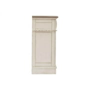 Ashley Realyn 7 Drawer Dresser in Chipped White and Brown