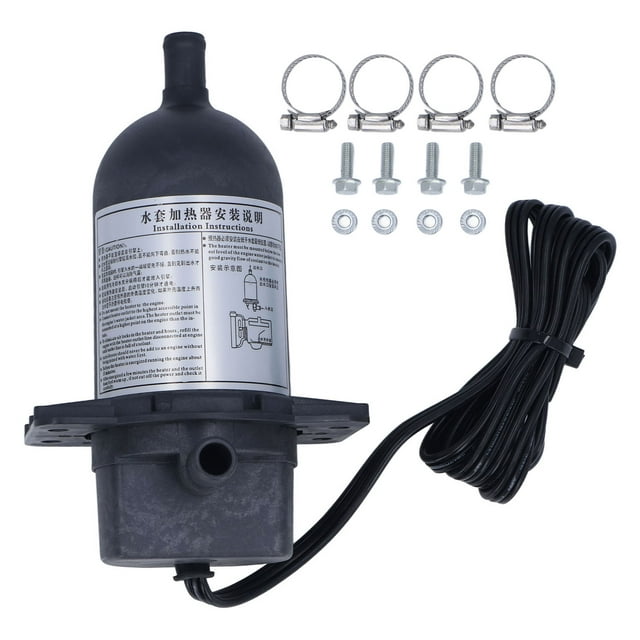 Engine Heater Self Circulation Start Coolant Pre Heater Thermostat for Generator 1500W 120V