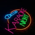 thumbnail image 2 of Handmadetneonsign Karaoke Night Neon Sign, Karaoke Wall Art Decor, Hotel Pub Coffee Wall Decor, 2 of 5