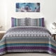 thumbnail image 1 of Juego de edredón WONGS BEDDING, estilo bohemio, tamaño queen, morado, bohemio, 3 unidades, 1 of 7
