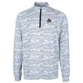 thumbnail image 2 of Men's Cutter & Buck Charcoal ECU Pirates Big & Tall Traverse Camo Print Stretch Quarter-Zip Pullover Top, 2 of 3
