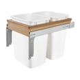 thumbnail image 1 of Rev-A-Shelf Double Pullout Trash Cans for Full Height Cabinet, 50 Qt, 4WCTM-1850DM2-419-FL, 1 of 5