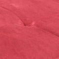 thumbnail image 7 of Hommoo Modern L Shaped Sectional Couch, 4 Seats Flannel and PVC Sectional Sofa Couch Set, Living Room Furniture Set, Red, 7 of 7
