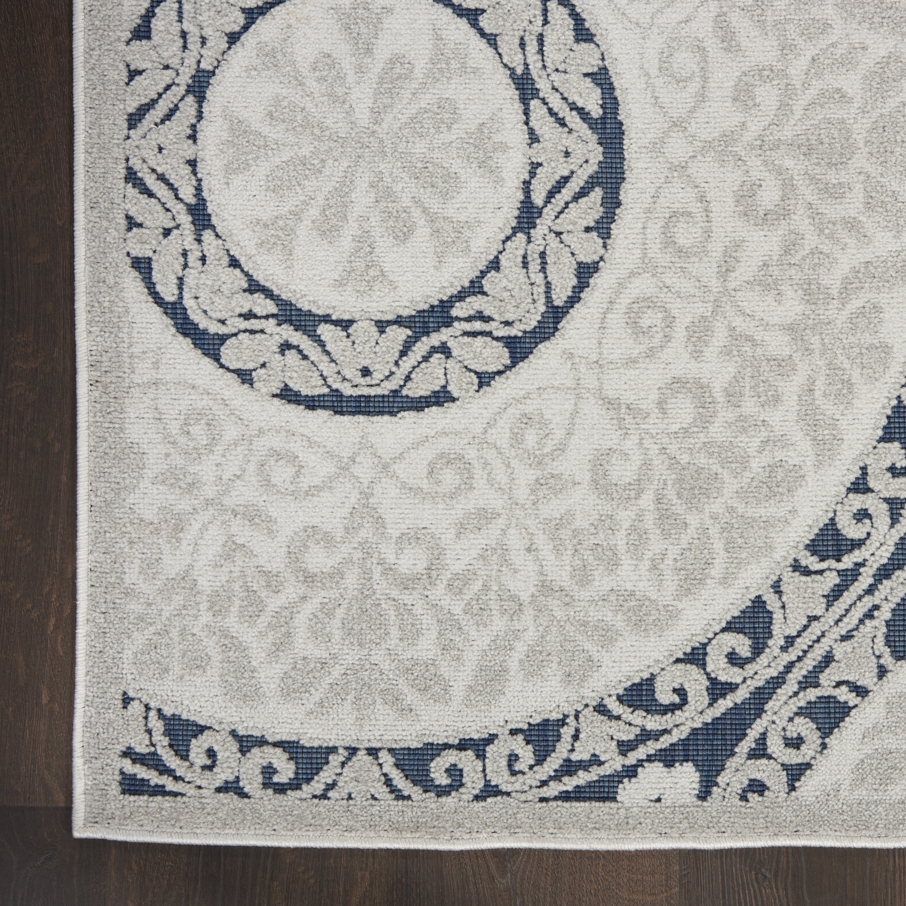 Nourison Calobra Modern Blue 5'3" x 7'3" Area Rug, (5x7)