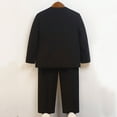 thumbnail image 4 of 2 Piece Boys Suits Set, Kids Suit Jacket & Trousers, Leisurewear or Wedding Party Pageboy Outfit Black 2-3 Years, 4 of 4