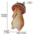 thumbnail image 4 of Bunny Rabbit Statue Figurine, Resin, Weather Resistant, Easter Bunny Outdoor Art Décor, 4 of 7